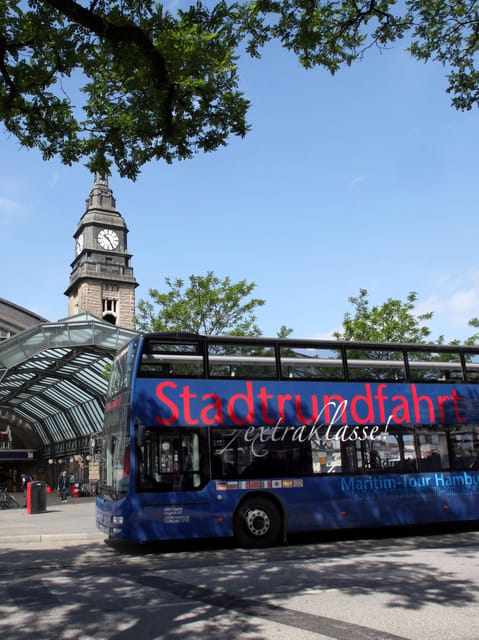 1-Day Hop-on/Hop-off Bus Tour of Hamburg Line D - City Hall and Hamburg’s grand center