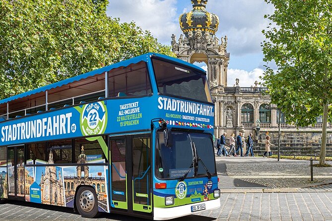 2 day ticket Grand City Tour Hop on Hop off 22 stops - Why this two-day Dresden ticket can work well