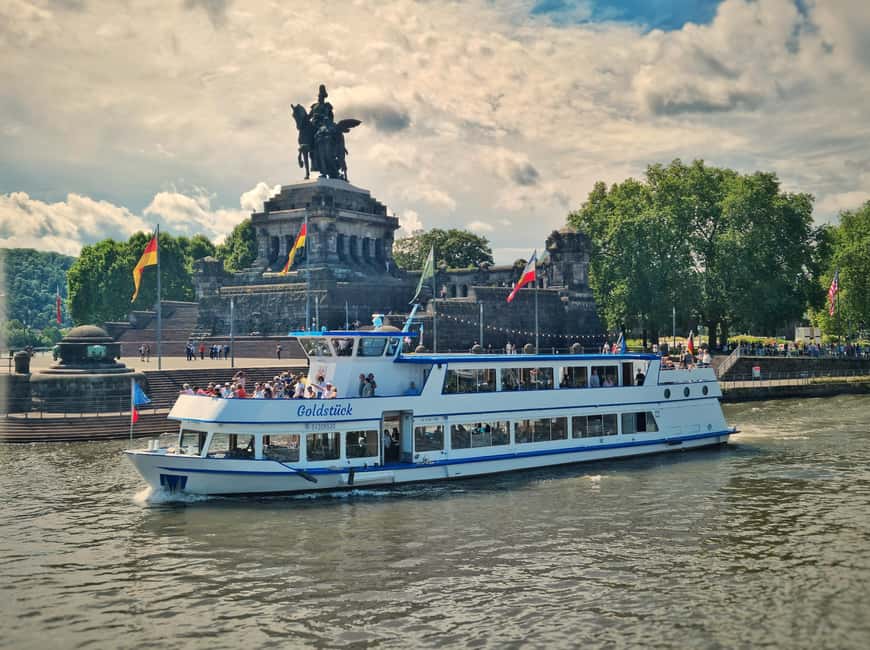 2-River Day-trip by boat to Koblenz and return from Alken - Key points before you book