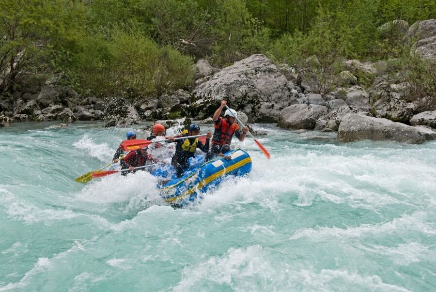 Bavaria: Action Whitewater Rafting Adventure - On the river with your raft team