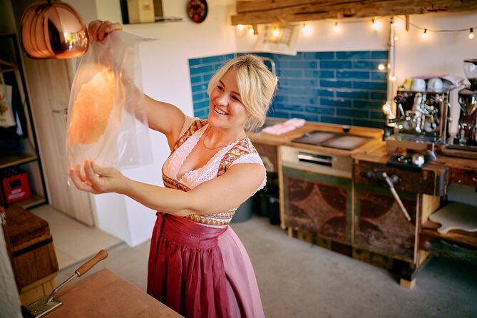 Bavarian Schnitzel Cooking Class in Oberaudorf Farmhouse - Making the salads and Bavarian sides