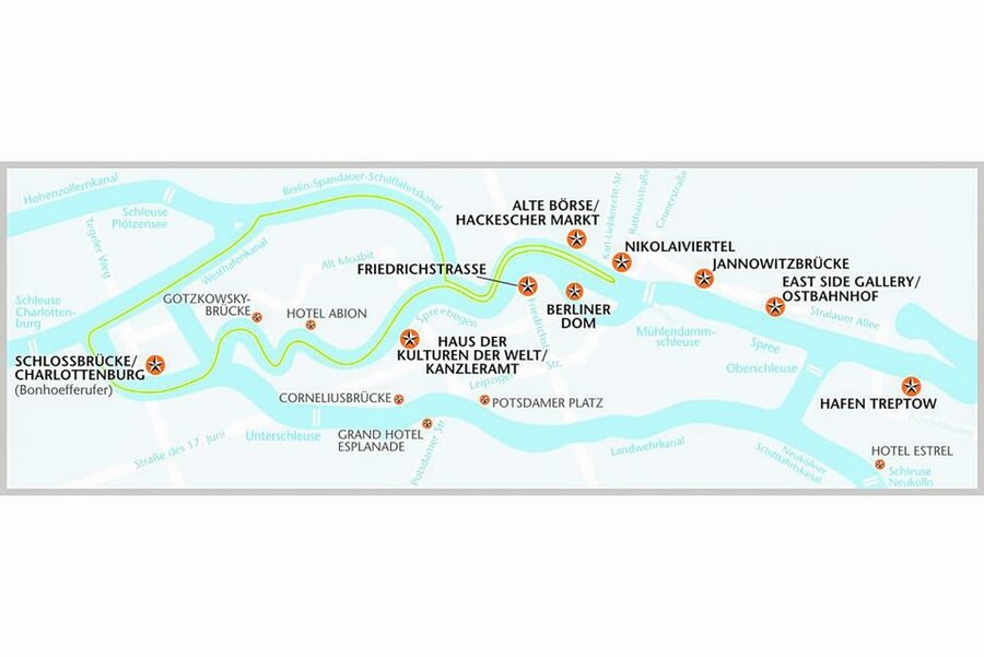 Berlin: Boat Tour Along the River Spree - The government district from the river