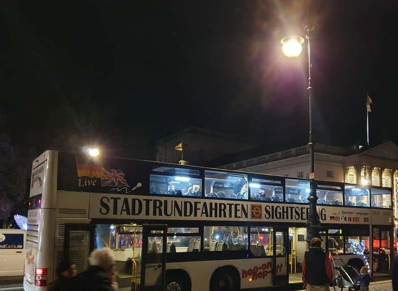 Berlin: Bus Tour by Night with Live Commentary - Alexanderplatz and the Red Town Hall