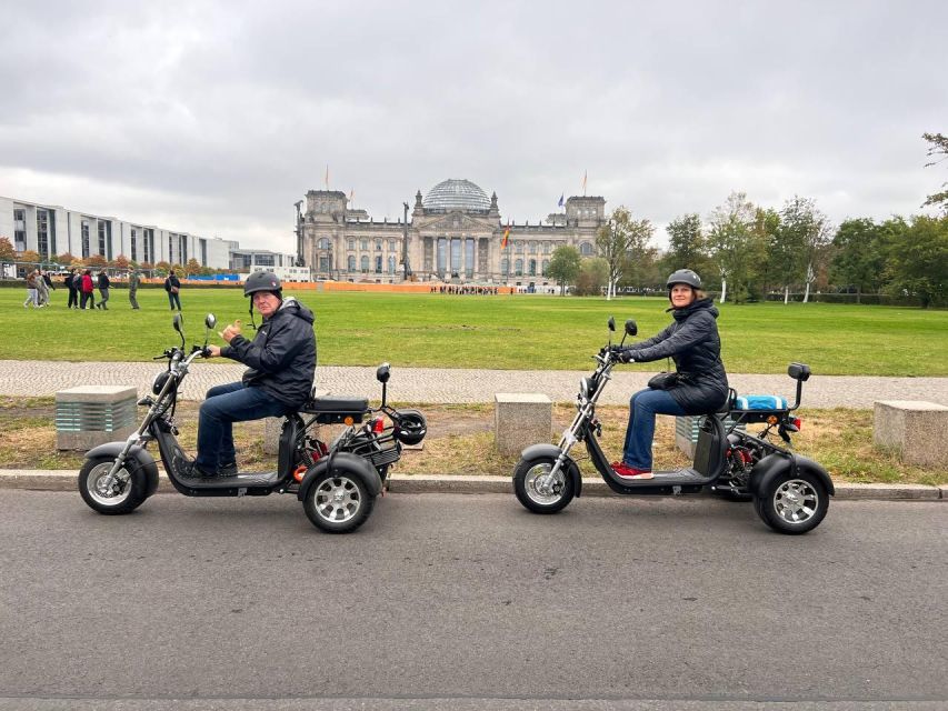 Berlin City: 2 Hour Guided Fat Tire E-Scooter Tour - Weather, clothing, and comfort