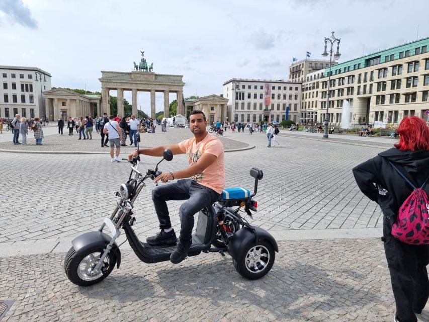 Berlin City: 2 Hour Guided Fat Tire E-Scooter Tour - Checkpoint Charlie and the Berlin Wall