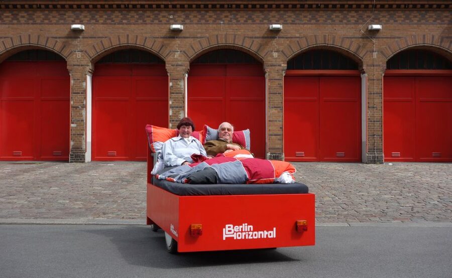 Berlin: City Sightseeing Tour in a Unique BedBike - Alexanderplatz, the World Clock, and the opening views