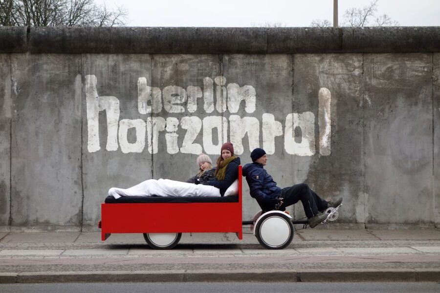 Berlin: City Sightseeing Tour in a Unique BedBike - Meeting at the TV Tower in Berlin-Mitte