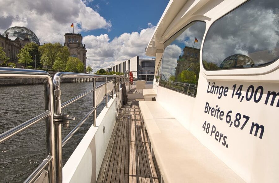 Berlin: Exclusive Boat Tour on a Solar-Powered Catamaran - Seating, shade, drinks, and comfort