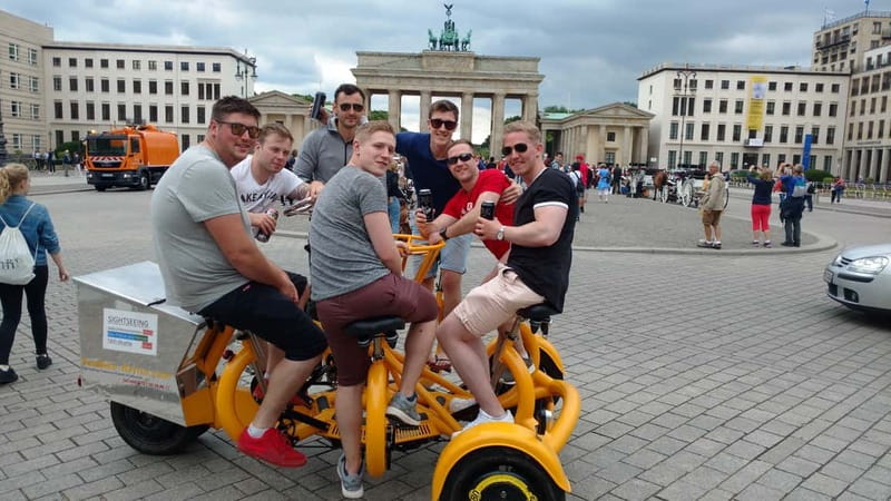 Berlin: Fun Private Guided Sightseeing Tours with Teambikes - Alexanderplatz before the ride back