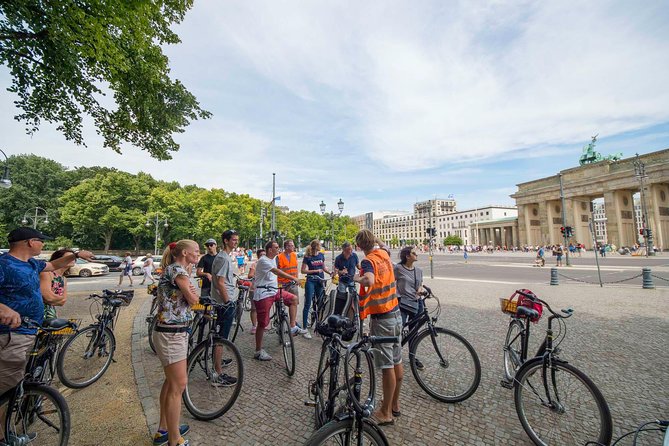 Berlin Highlights Sightseeing Bike Tour in Small Groups - Remembering the Holocaust at the concrete stelae