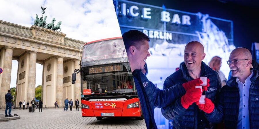 Berlin: Hop-On Hop-Off Bus and Icebar Ticket Combo - Key points at a glance