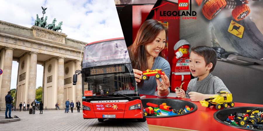 Berlin: Hop-On Hop-Off Bus & LEGOLAND Discovery Centre - Rides, 4D cinema, and NINJAGO City Adventure