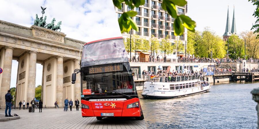 Berlin: Hop-On-Hop-Off Bus with Boat Cruise Option - Potsdamer Platz, Martin-Gropius-Bau, and Checkpoint Charlie