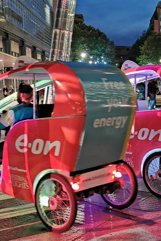 Berlin: Illuminated Berlin by Bike Taxi - Brandenburg Gate after dark