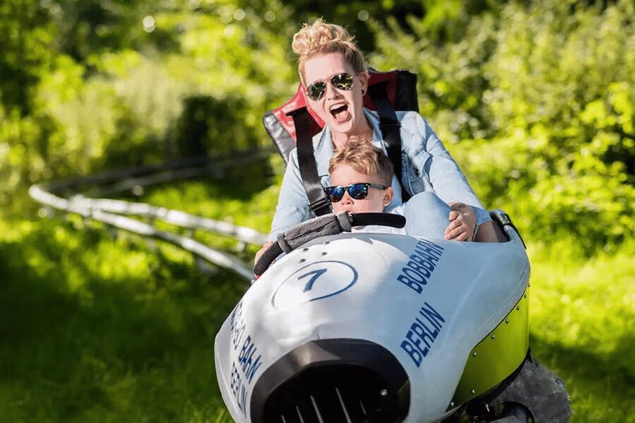 Berlin: Nature Bobsled Run Ticket - The ride sequence, from entry to the uphill return
