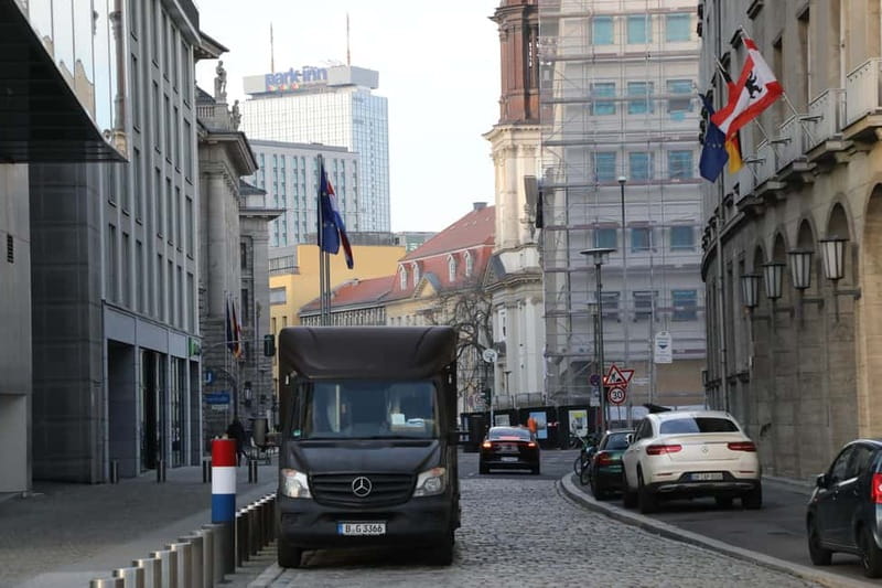 Berlin: Private Sightseeing Tour in an E-Rickshaw - Humboldt Forum shows Berlin’s newer center