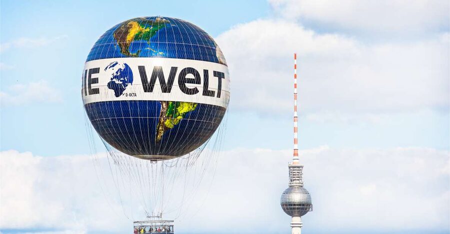 Berlin: Ticket for World Balloon with Perfect View - Reaching the World Balloon near Checkpoint Charlie