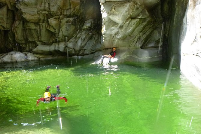 Canyoning Advanced Day Trip - Entering the gorge with a small group