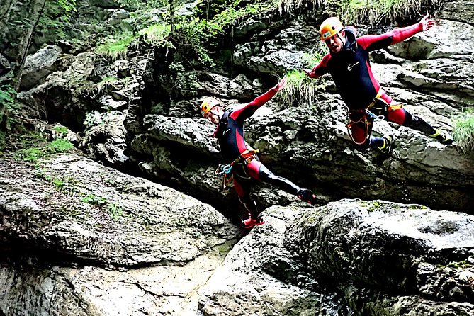 Canyoning Starzlachklamm - Jumps, slides, rappels, and swimming
