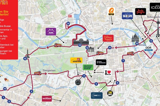 City Sightseeing Berlin Hop-On Hop-Off Bus Tour - Brandenburg Gate, the Reichstag, and the Tiergarten