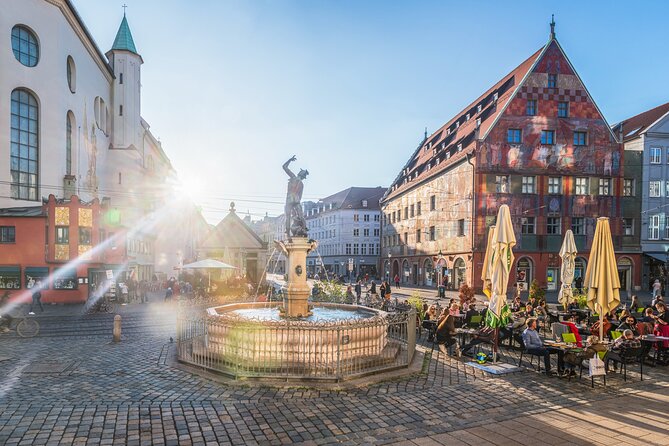 Classic city tour in the World Heritage City of Augsburg - Rathausplatz and Augsburg’s grand Town Hall