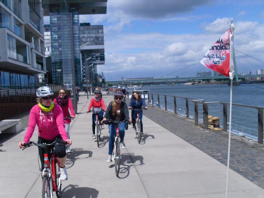 Cologne: 3-Hour Guided Bike Tour - Along the Rhine to Rheinauhafen