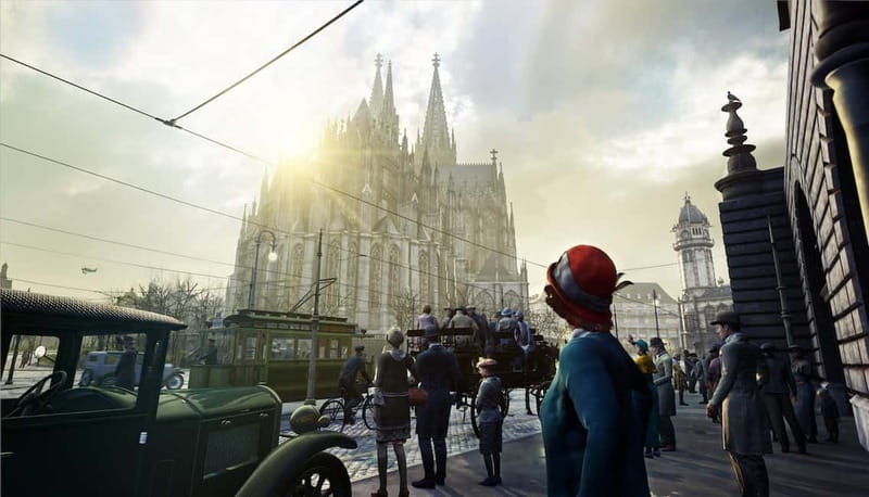 Cologne Cathedral Walking Tour around the cathedral with VR - The Second World War Scene