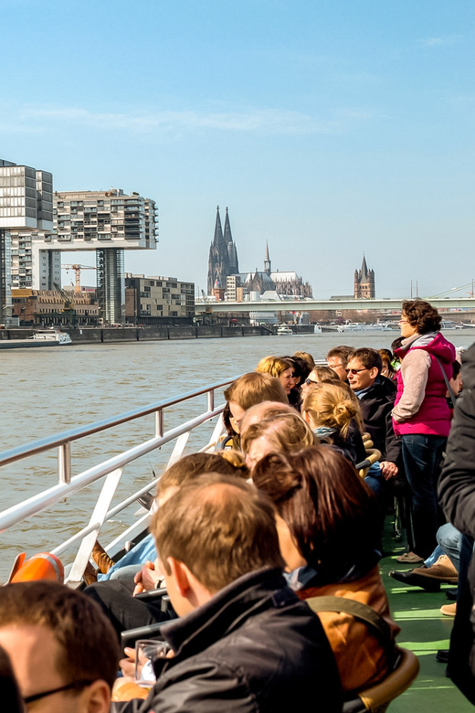 Cologne: Panoramic City Cruise - Cologne Cathedral from the river