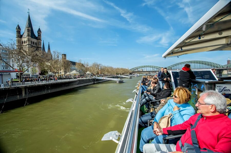 Cologne: Panoramic City Cruise - Hohenzollern, Deutz, and South Bridge photo stops