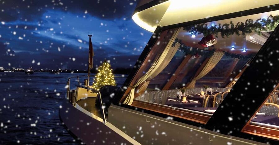 Cologne: Rhine River Winter Cruise with Festive Music - A gentle cruise with Cologne’s skyline in view
