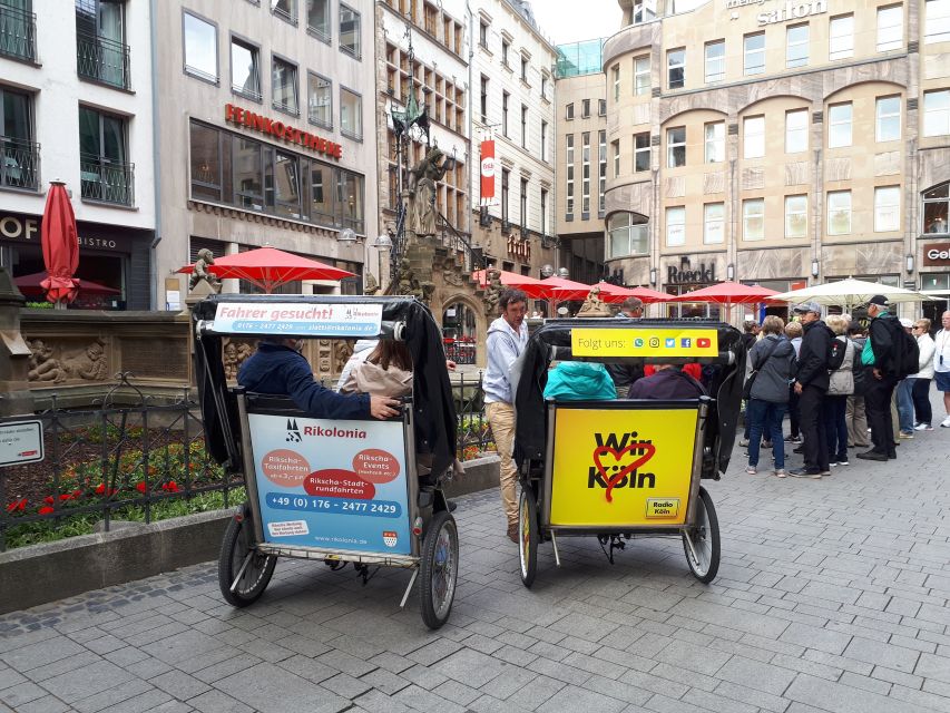 Cologne: Rickshaw Sightseeing Tour - Meeting beside the Friedrich Wilhelm III statue