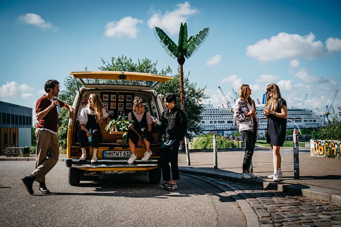Discover Hamburg in a retro Bulli - Walking through the Old Elbe Tunnel