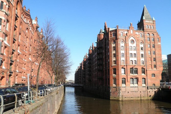 Down Town to Speicherstadt, HafenCity and Elbphilharmonie - Starting at Hamburg Town Hall and Hygieia Fountain