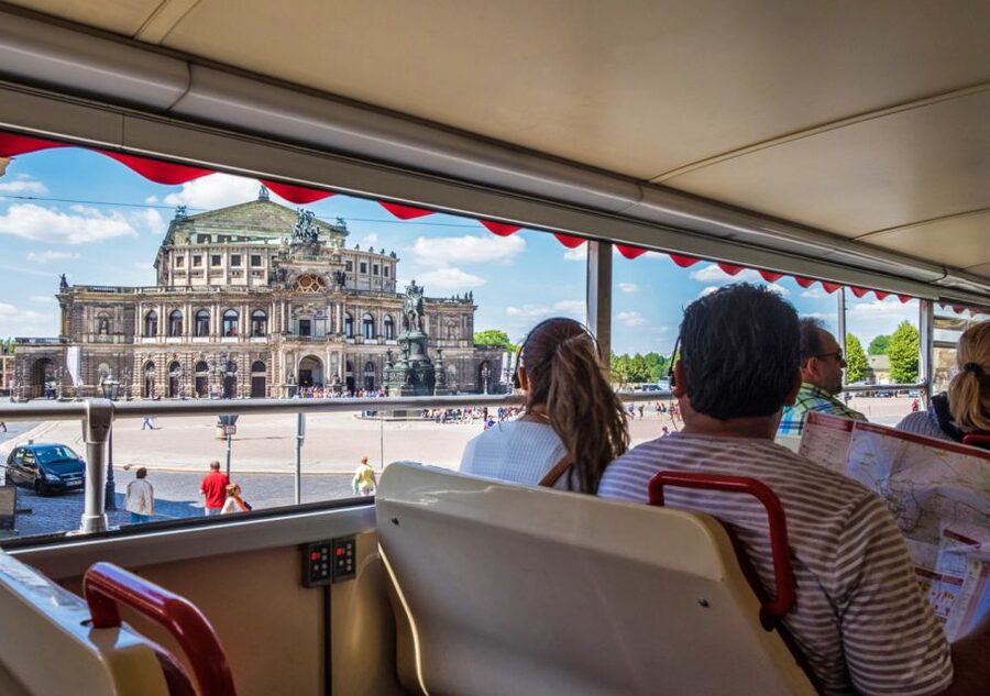 Dresden: 1-Day Hop-On-Hop-Off Bus Tour - Start at Postplatz and get your bearings