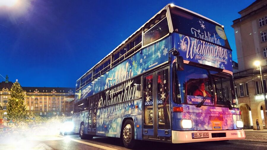 Dresden: Christmas Sightseeing Tour with a 'Pflaumentoffel' - Key points at a glance