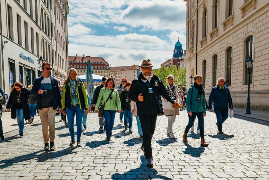 Dresden: Guided City Walk with a Cup of Coffee - Semperoper: opera, court culture, and grandeur