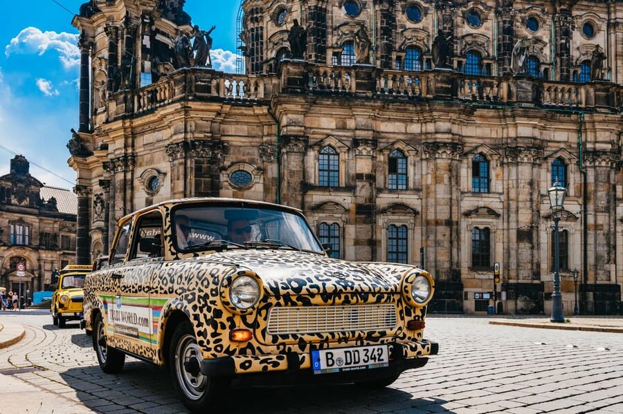 Dresden: Guided Sightseeing Tour in Classic Trabi Car - Behind the Wheel Through Dresden