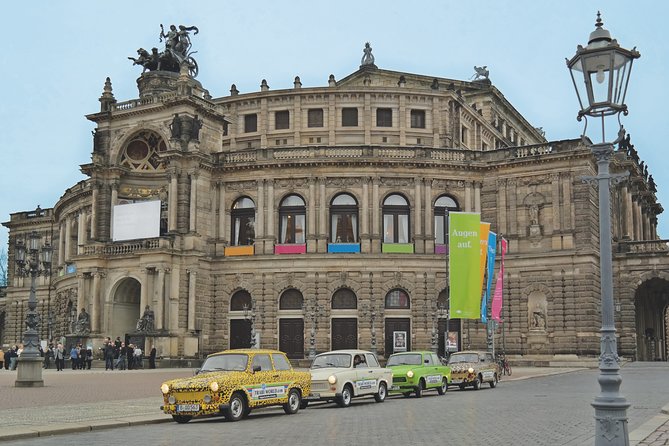 Dresden Live-Guided Self-Drive Trabi Safari City Tour 1h15min - Starting at TrabiWorld at 11:30