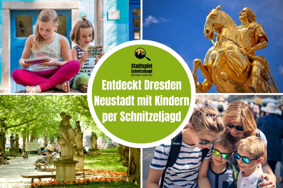 Dresden Neustadt: Scavenger Hunt for Children - Goldener Reiter and the Inner Neustadt