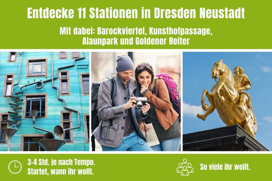 Dresden Neustadt: Scavenger Hunt Self Guided Tour - How the 210-minute format works in real life