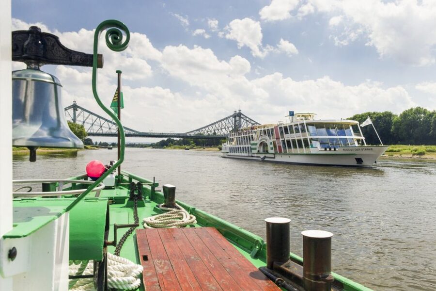 Dresden: River Sightseeing Boat Cruise - Loschwitz and the Blue Wonder