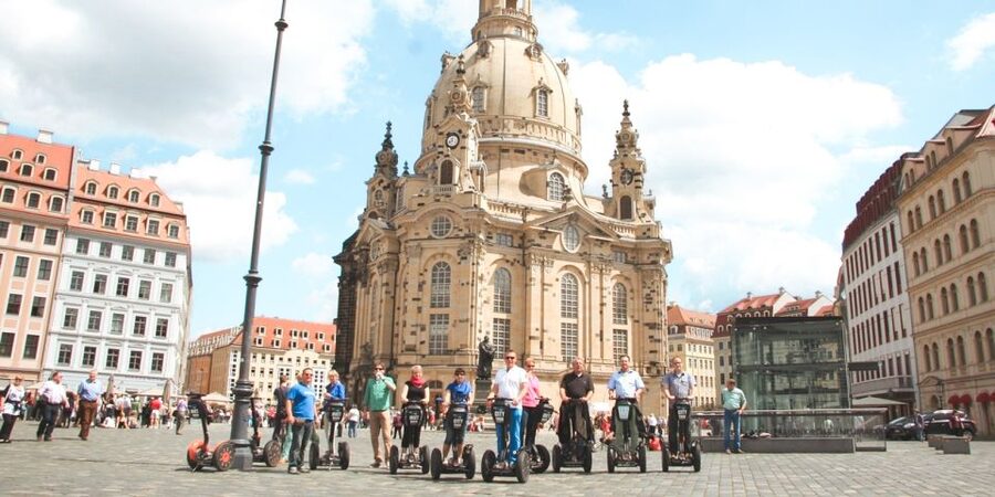 Dresden: Segway Tour Along the Elbe and Old Town - Dresden Castle and the royal center