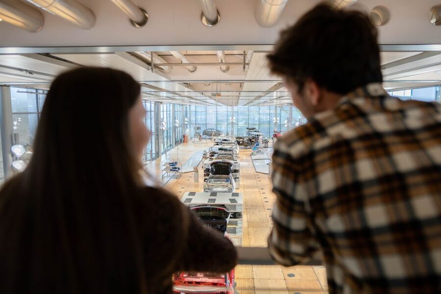 Dresden: Tour of VW's Transparent Factory - The possible bonus: an electric-car test drive