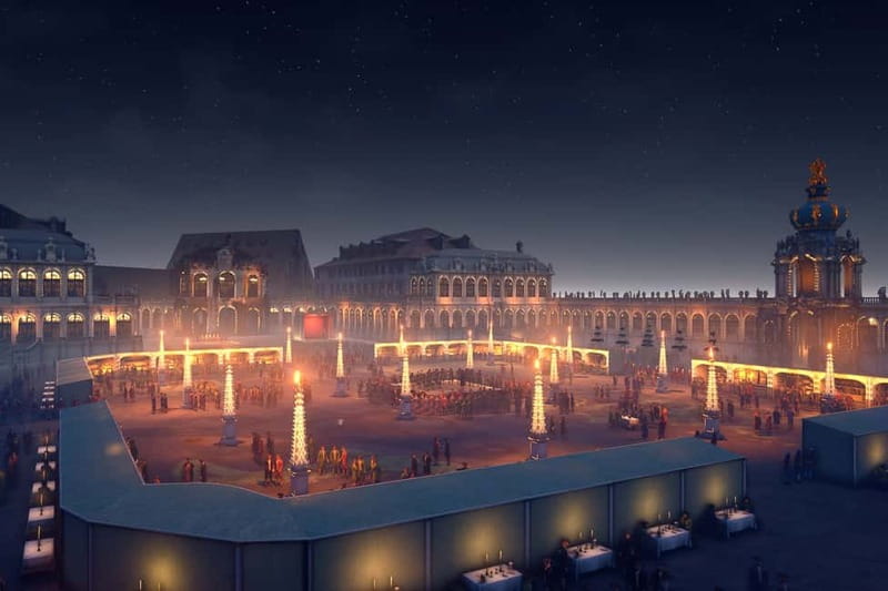 Dresden: Virtual Reality Time Travel Experience Ticket - The Virtual Carriage Ride Through Dresden in 1719