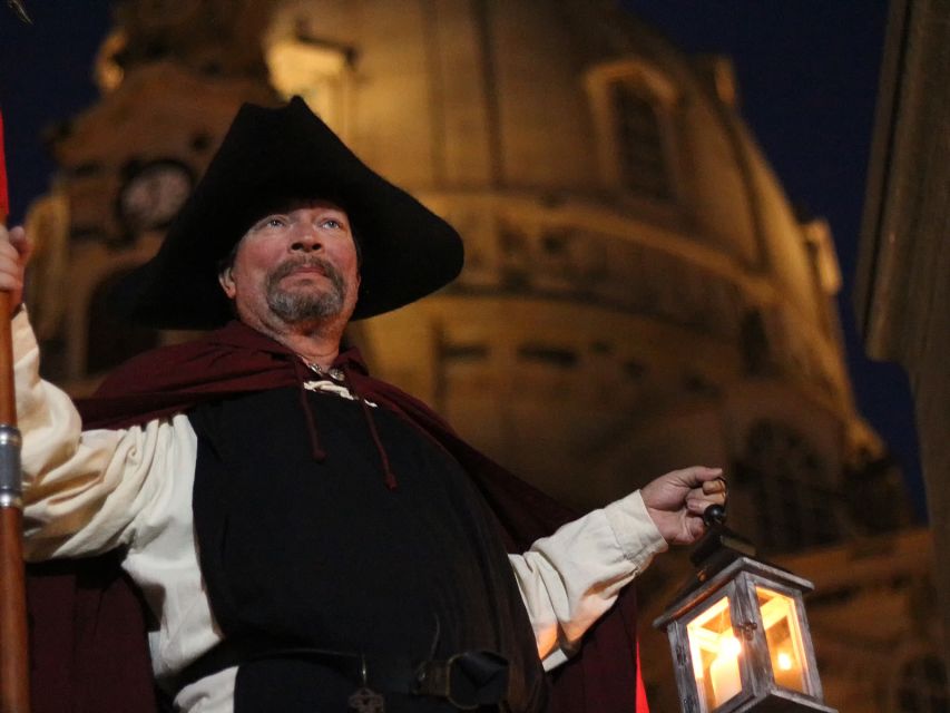 Dresden: Walking Tour with a Night Watchman and Meal - A Saxon Dinner at Neumarkt