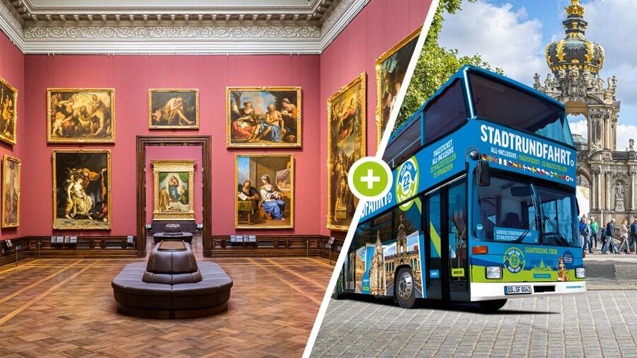 Dresden: Zwinger Skip-the-Line & 2-Day Hop-On Hop-Off Bus - The Gemäldegalerie Alte Meister and the Sistine Madonna