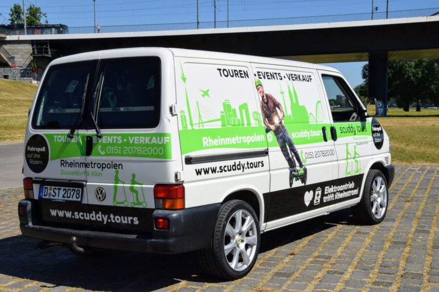Düsseldorf: E-Scooter City Tour - Key points at a glance