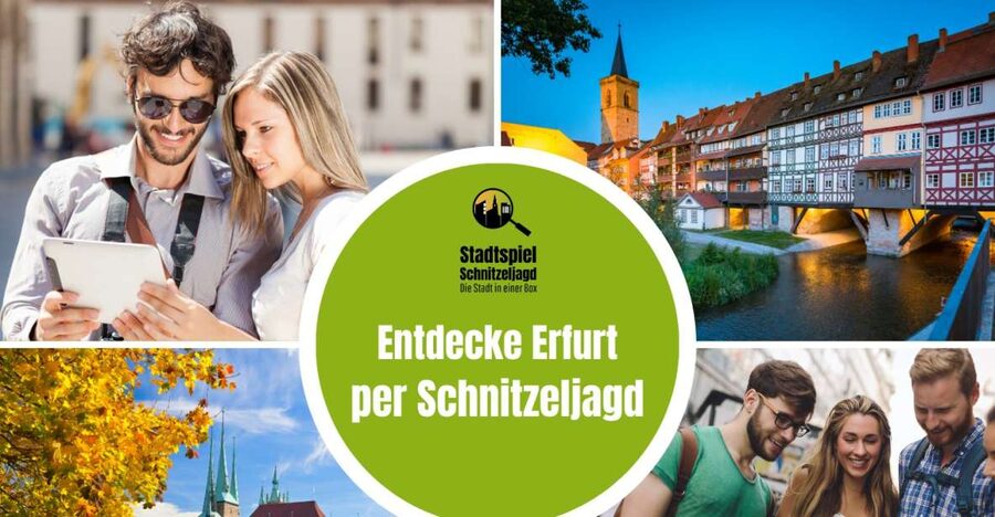 Erfurt: Schnitzeljagd, selbstgeführte Highlights-Tour - Key points at a glance