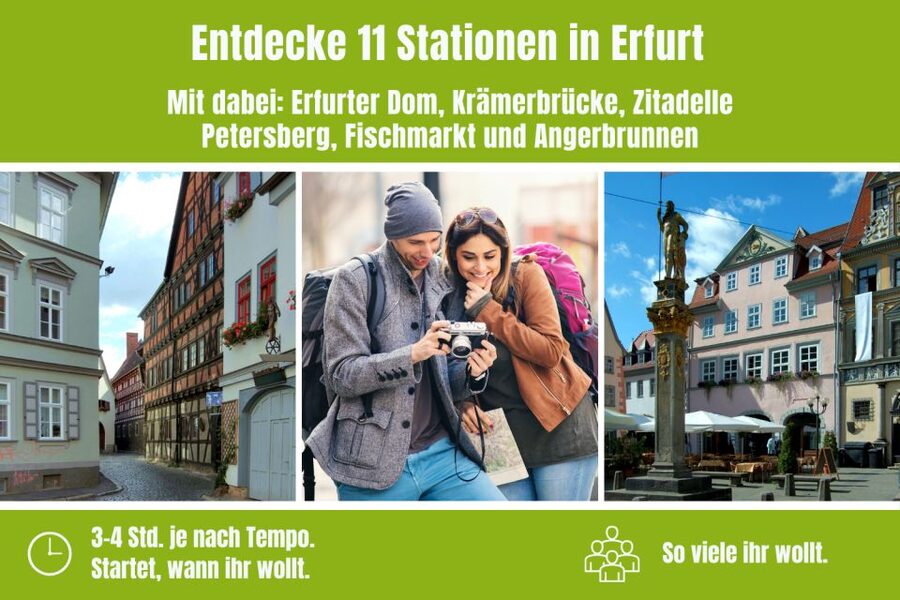 Erfurt: Schnitzeljagd, selbstgeführte Highlights-Tour - What the $41 price really buys you