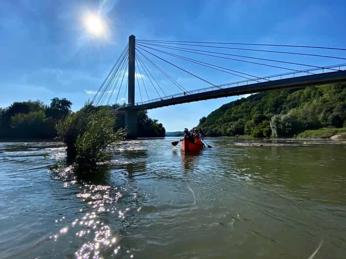 Fantastic canoe circuit - Heading downstream toward Oberndorf